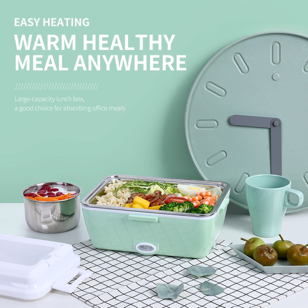 1.8L large capacity stainless steel electric heating lunch box