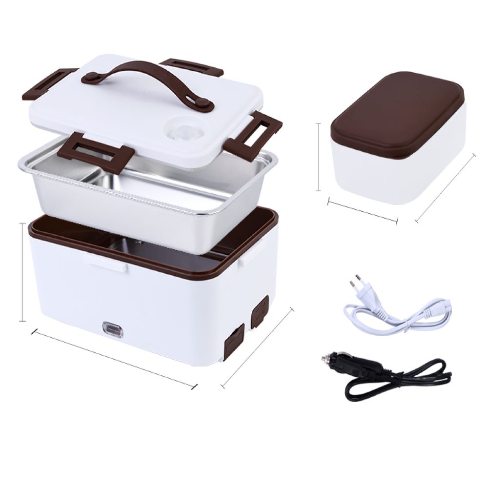 2022 new arrival 1.8L 304 stainless steel electric heating lunch box 